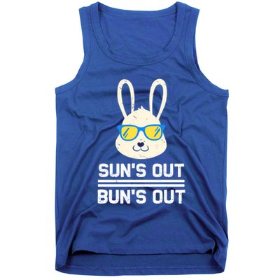 Suns Out Buns Out Funny Bunny Summer Quote Gift Tank Top
