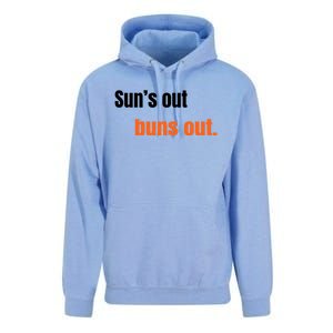 Suns Out Buns Out Great Gift Unisex Surf Hoodie