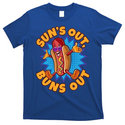 Sun´s Out Buns Out I Fast Food Sausage Hotdogs Food Wiener Gift T-Shirt
