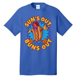 Sun´s Out Buns Out I Fast Food Sausage Hotdogs Food Wiener Gift Tall T-Shirt