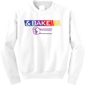 Shake Or Bake Funny Dad Matching Kids Sweatshirt