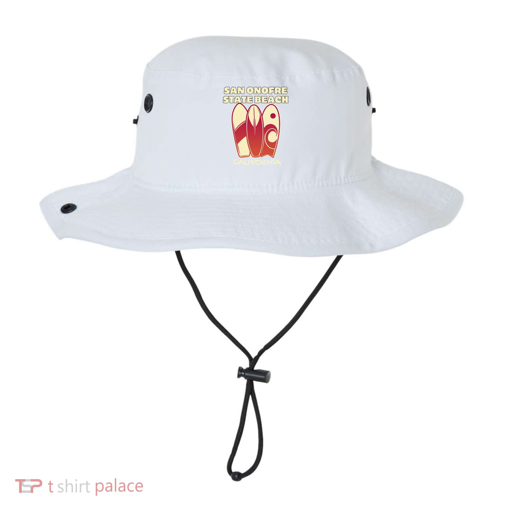 San Onofre Beach California Surfing Vintage Surfboards Bucket Hat
