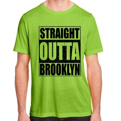 Straight Outta Brooklyn Gift New York Gift Adult ChromaSoft Performance T-Shirt