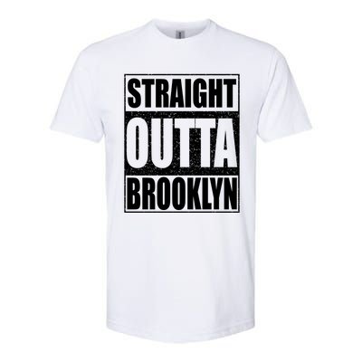 Straight Outta Brooklyn Gift New York Gift Softstyle CVC T-Shirt