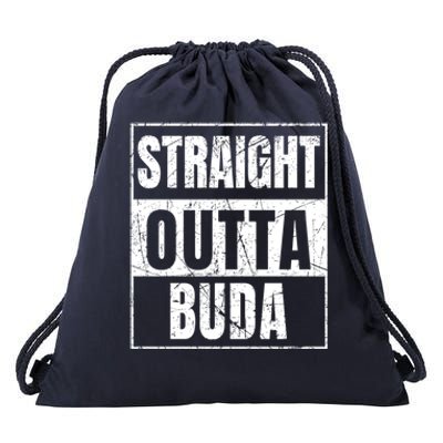 Straight Outta Buda Gift Drawstring Bag