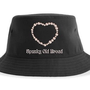 Spunky Old Broad Funny Pro Aging Women's Positivity Sustainable Bucket Hat