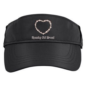 Spunky Old Broad Funny Pro Aging Women's Positivity Adult Drive Performance Visor