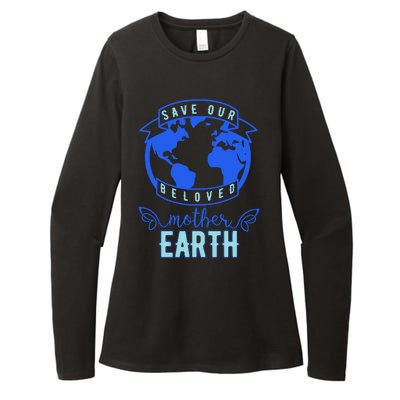 Save Our Beloved Mother Earth Womens CVC Long Sleeve Shirt