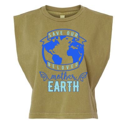 Save Our Beloved Mother Earth Garment-Dyed Women's Muscle Tee