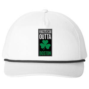 Straight Outta Boston Snapback Five-Panel Rope Hat