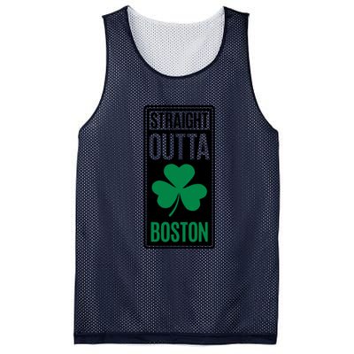 Straight Outta Boston Mesh Reversible Basketball Jersey Tank