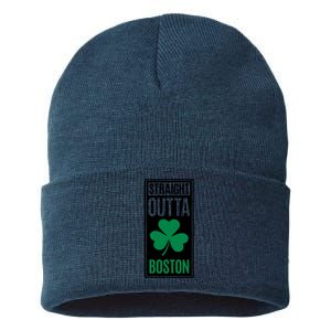 Straight Outta Boston Sustainable Knit Beanie