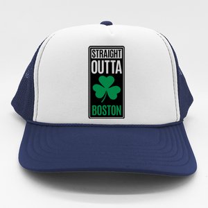 Straight Outta Boston Trucker Hat