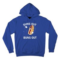 Suns Out Buns Out And Funs Out Funny Hotdog Great Gift Hoodie