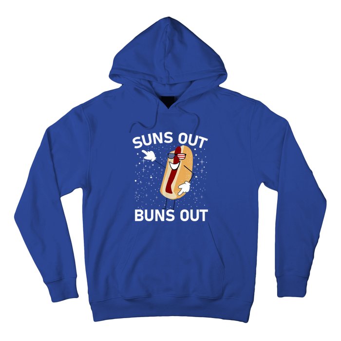 Suns Out Buns Out And Funs Out Funny Hotdog Great Gift Hoodie