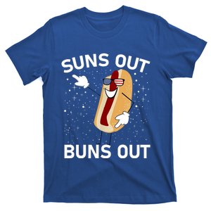 Suns Out Buns Out And Funs Out Funny Hotdog Great Gift T-Shirt