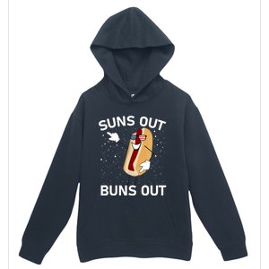 Suns Out Buns Out And Funs Out Funny Hotdog Great Gift Urban Pullover Hoodie