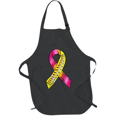 Strike Out Breast Cancer Awareness Day Pink Ribbon Softball Apron