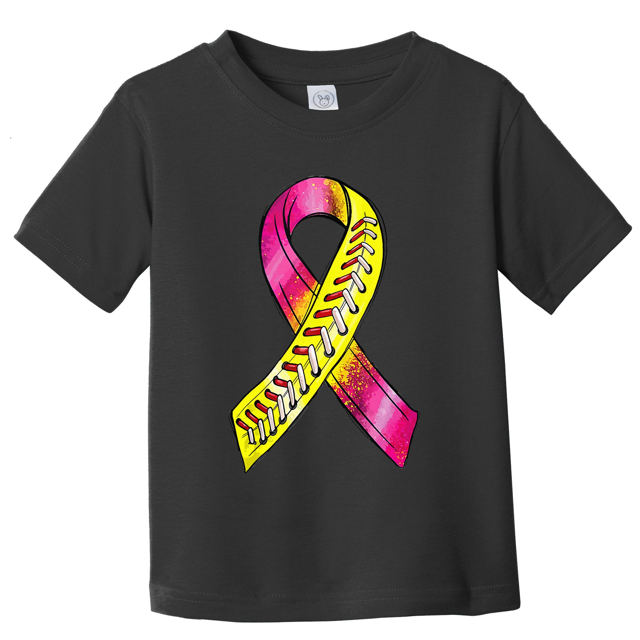 Strike Out Breast Cancer Awareness Day Pink Ribbon Softball Toddler T-Shirt