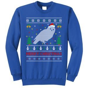 Snowy Owl Bird Lover Ugly Santa Snowy Owl Christmas Gift Sweatshirt