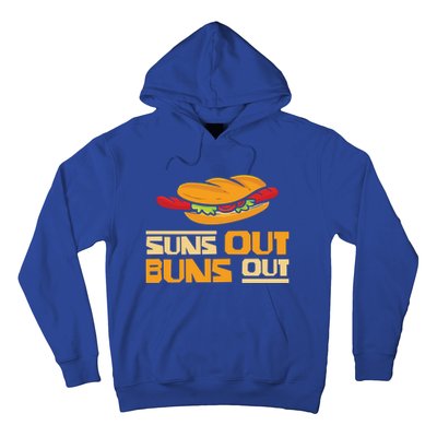 Suns Out Buns Out Bbq Barbeques Grill Gift Hoodie