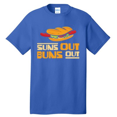 Suns Out Buns Out Bbq Barbeques Grill Gift Tall T-Shirt