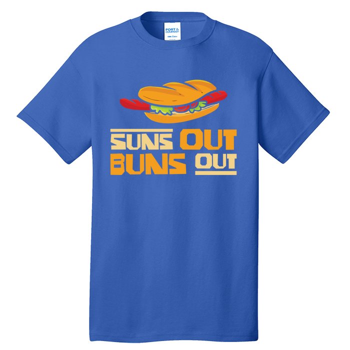 Suns Out Buns Out Bbq Barbeques Grill Gift Tall T-Shirt