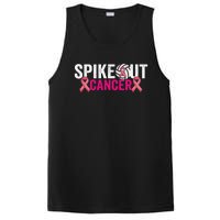 Spike Out Breast Cancer Warrior Volleyball Pink Ribbon PosiCharge Competitor Tank