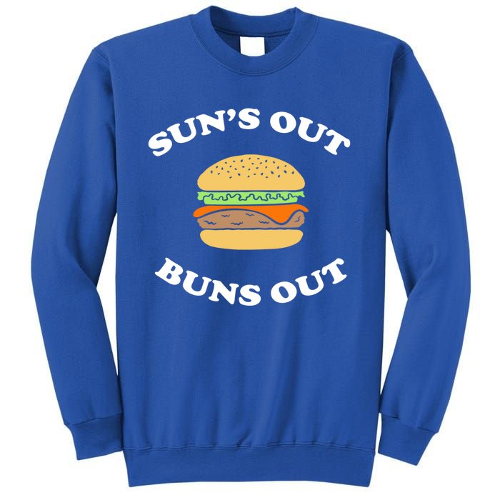 Suns Out Buns Out Bbq Hamburger Gift Sweatshirt