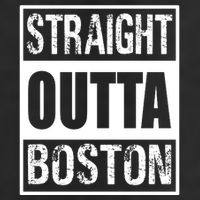 Straight Outta Boston Boston Strong 7 Panel Mesh Trucker Snapback Hat