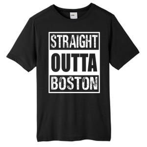 Straight Outta Boston Boston Strong Tall Fusion ChromaSoft Performance T-Shirt