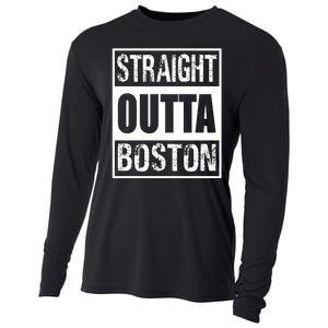 Straight Outta Boston Boston Strong Cooling Performance Long Sleeve Crew