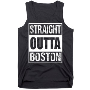 Straight Outta Boston Boston Strong Tank Top