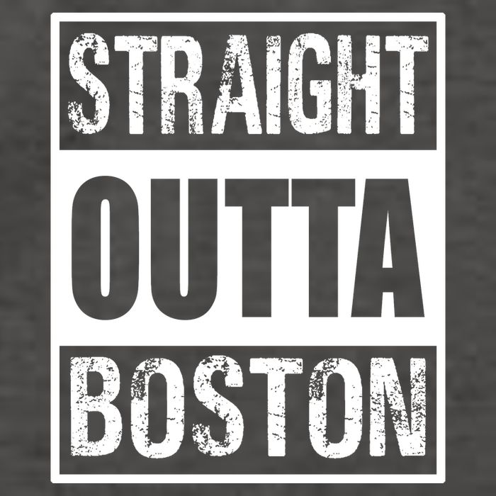 Straight Outta Boston Boston Strong Vector Backpack