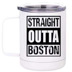 Straight Outta Boston Boston Strong 12 oz Stainless Steel Tumbler Cup