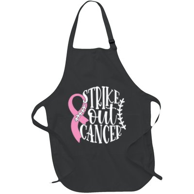 Strike Out Breast Cancer Baseball Fight Awareness Apron