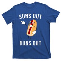 Suns Out Buns Out Funny Hotdog Gift T-Shirt