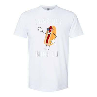 Suns Out Buns Out Funny Hotdog Gift Softstyle® CVC T-Shirt