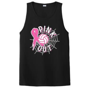 Spike Out Breast Cancer Warrior Volleyball Pink Ribbon PosiCharge Competitor Tank