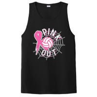 Spike Out Breast Cancer Warrior Volleyball Pink Ribbon PosiCharge Competitor Tank