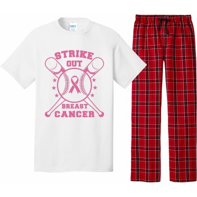 Strike Out Breast Cancer Warrior Baseball Cancer Support Pajama Set