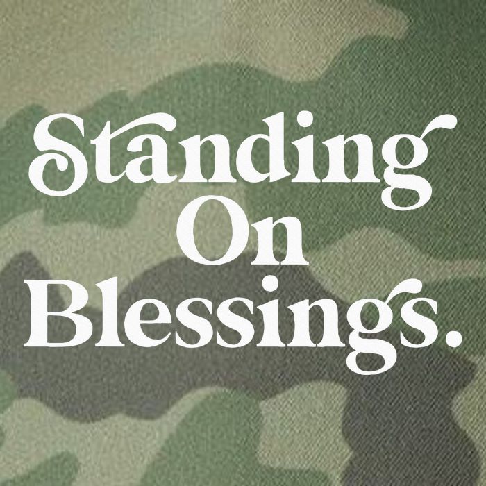 Standing On Blessings Religious Statement Praise God Inspire Legacy Tie Dye Trucker Hat