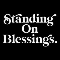 Standing On Blessings Religious Statement Praise God Inspire 16 in Basic Backpack