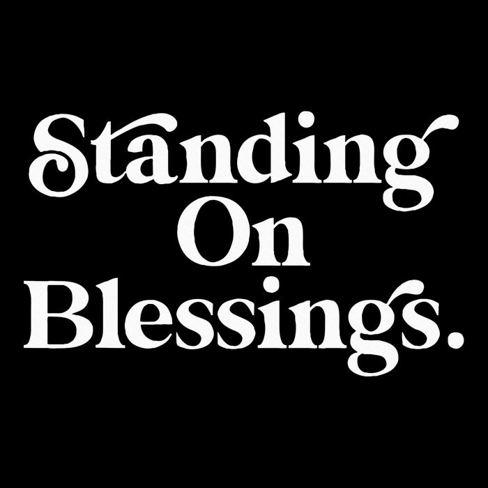 Standing On Blessings Religious Statement Praise God Inspire 16 in Basic Backpack