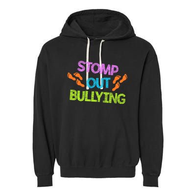 Stomp Out Bullying Anti Bully Equality Novelty Garment-Dyed Fleece Hoodie