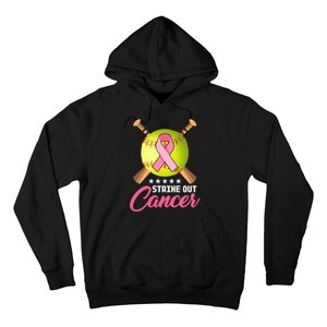 Strike Out Breast Cancer Awareness Baseball Hoodie