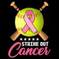 Strike Out Breast Cancer Awareness Baseball Flatbill Hat