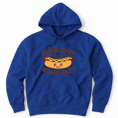Suns Out Buns Out Hot Dog Kawaii Summer Vintage Foodie Great Gift Hoodie