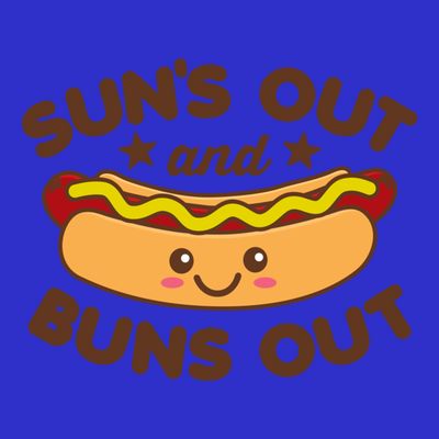 Suns Out Buns Out Hot Dog Kawaii Summer Vintage Foodie Great Gift T-Shirt