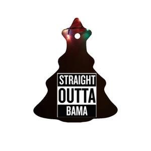 Straight Outta Bama Ceramic Tree Ornament